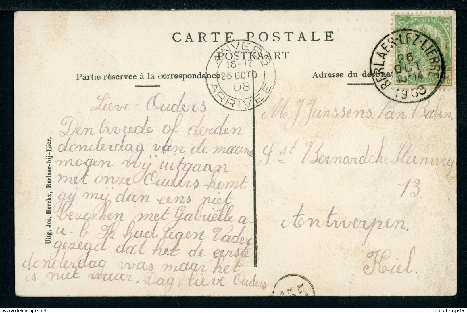 CPA - Carte Postale - Belgique - Berlaer - Etablissement Des SS. Du Saint Coeur De Marie (CP23491OK) - Berlaar