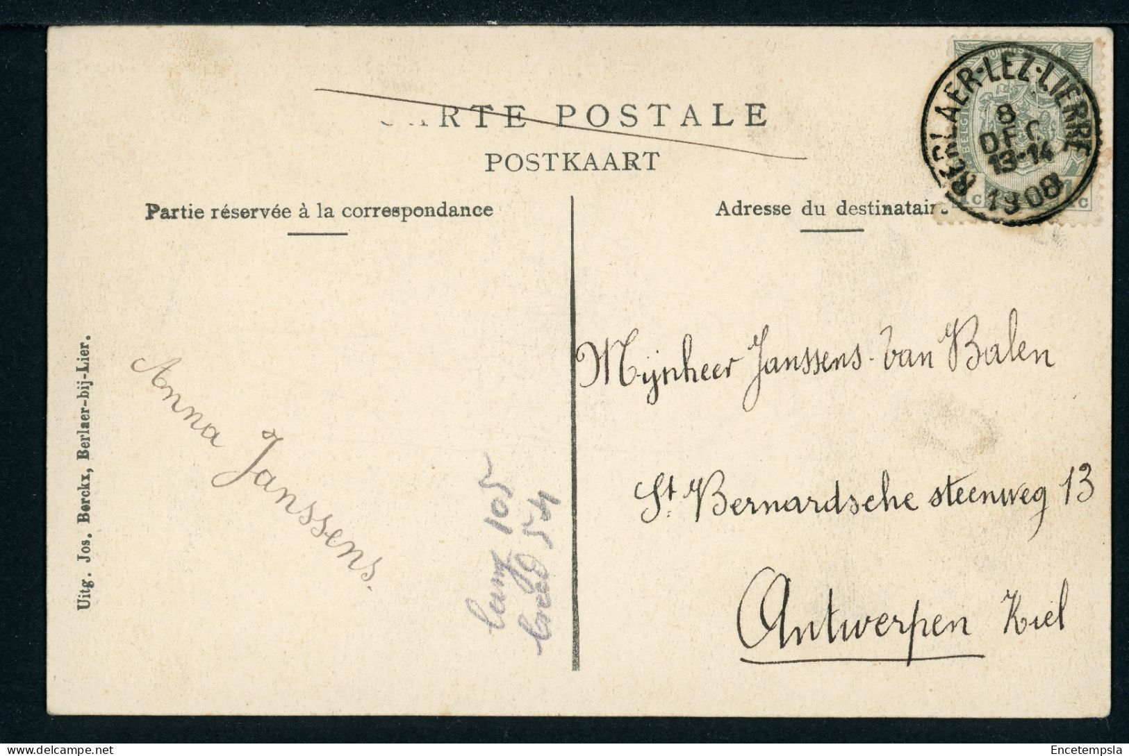 CPA - Carte Postale - Belgique - Berlaer - Etablissement Des SS. Du Saint Coeur De Marie (CP23492OK) - Berlaar