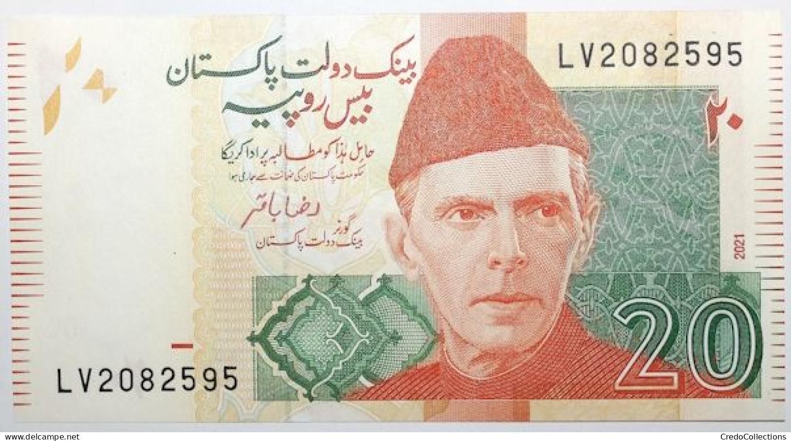 Pakistan - 20 Roupies - 2021 - PICK 55p - NEUF - Pakistán