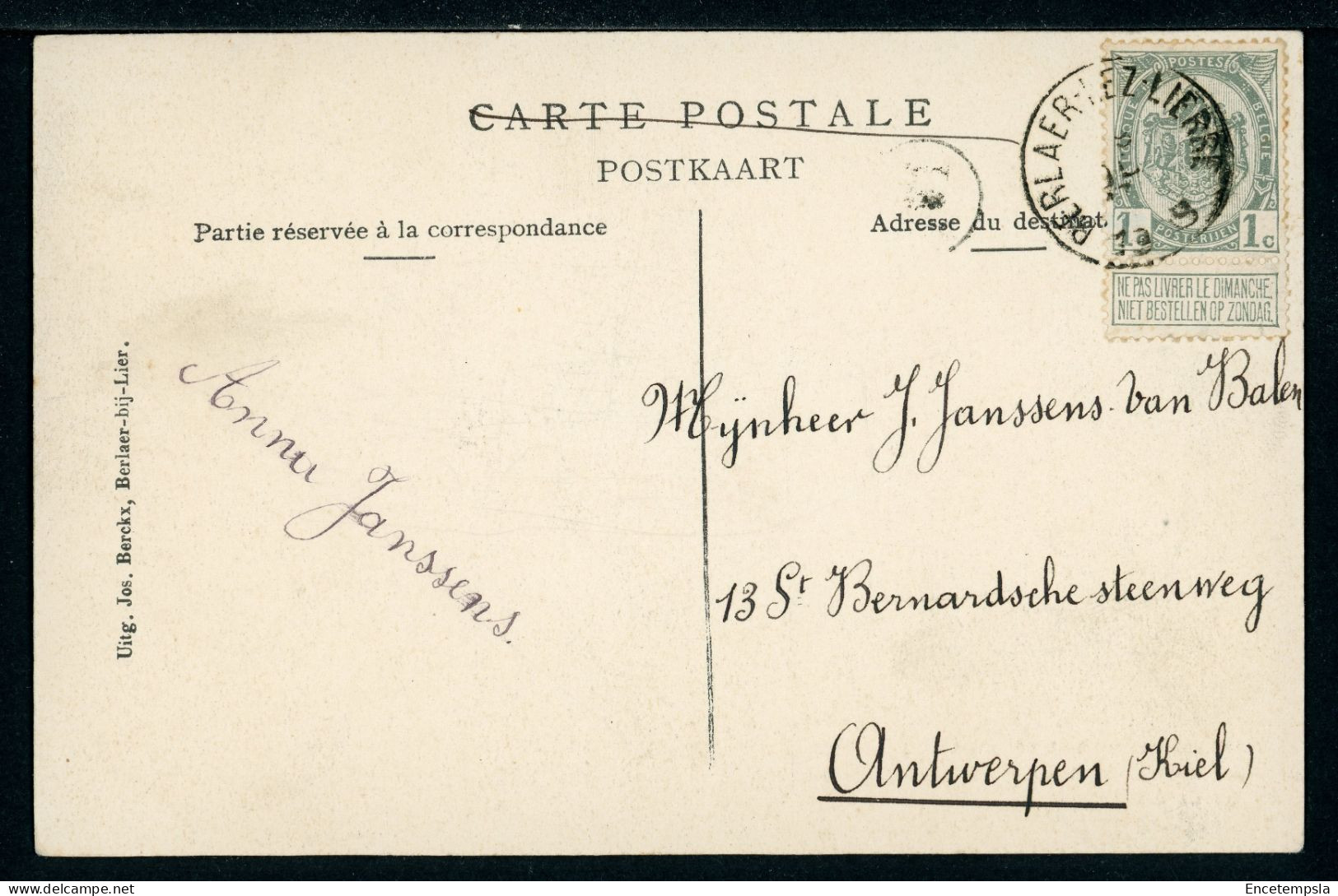 CPA - Carte Postale - Belgique - Berlaer - Etablissement Des SS. Du Saint Coeur De Marie  (CP23497) - Berlaar