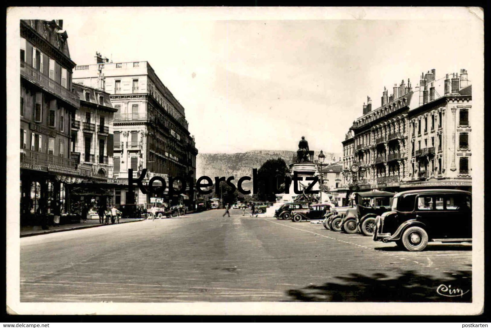 ALTE POSTKARTE VALENCE PLACE DE LA RÉPUBLIQUE Oldtimer Old Cars Car Auto Autos Ansichtskarte AK Cpa Postcard - Taxi & Carrozzelle