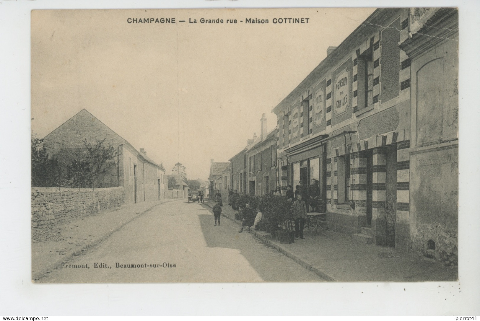 CHAMPAGNE SUR OISE - La Grande Rue - MAISON COTTINET - Champagne Sur Oise