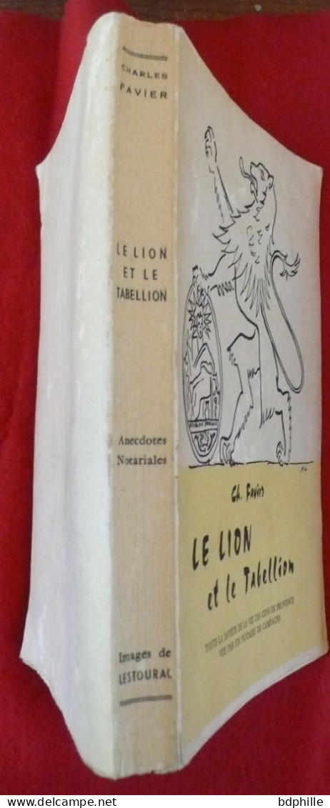Le Lion Et Le Tabellion EO 1958 Numéroté Dédicacé - Provence - Alpes-du-Sud