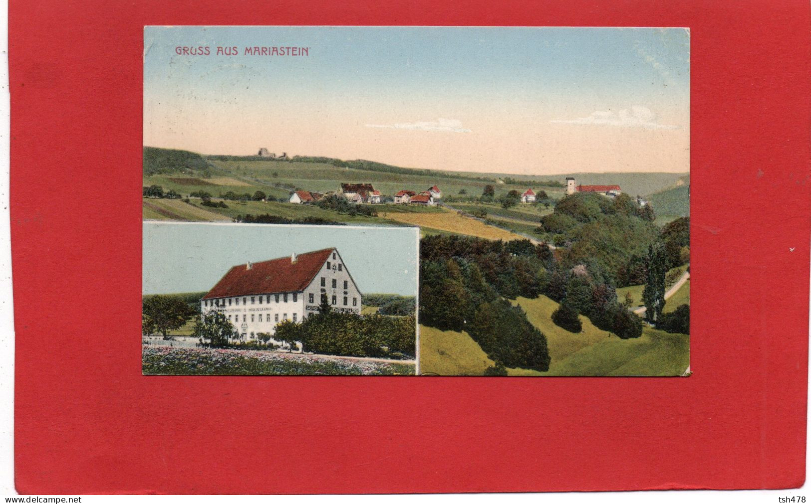 SUISSE---Gruss Aus MARIASTEIN--Verlag Hotel Zum Kreuz Jules Bûhler-Bader--voir 2 Scans - Metzerlen-Mariastein