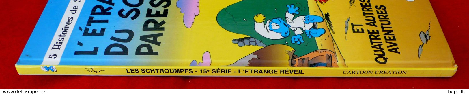 L'Etrange Réveil Du Schtroumpf Paresseux EO 1991 - Schtroumpfs, Les - Los Pitufos