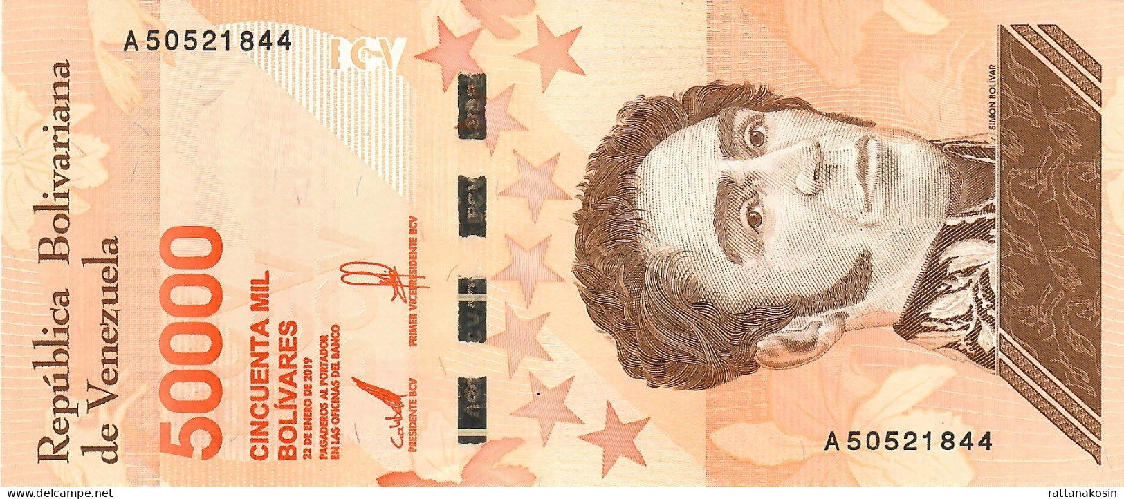 VENEZUELA P111b 50.000 Bolivares 22.1.2019 #A  UNC. - Venezuela