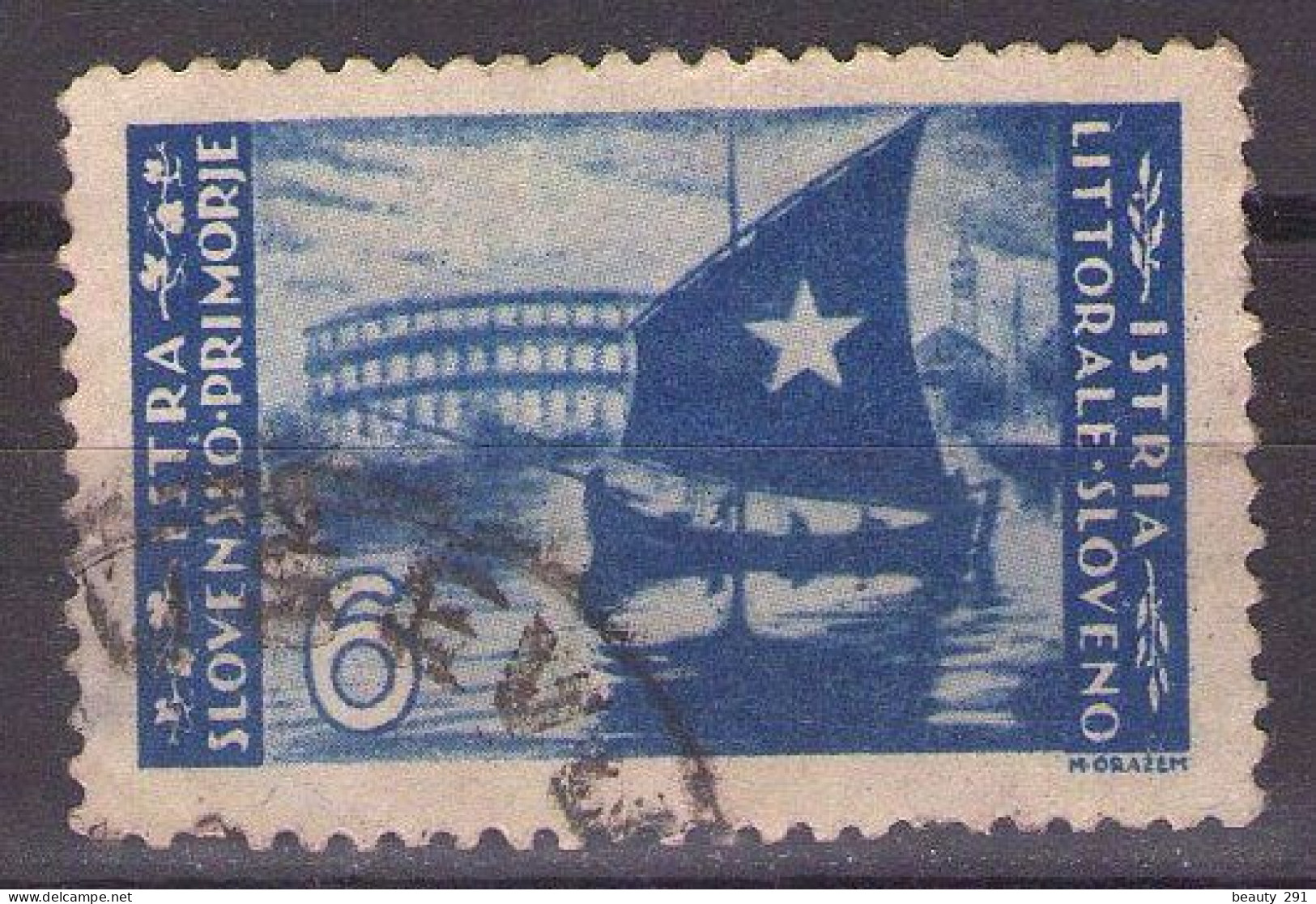 ISTRIA E LITORALE SLOVENO 1946. Tiratura Di Belgrado, Dent. 11-1/2, Sass.66 USED - Yugoslavian Occ.: Slovenian Shore