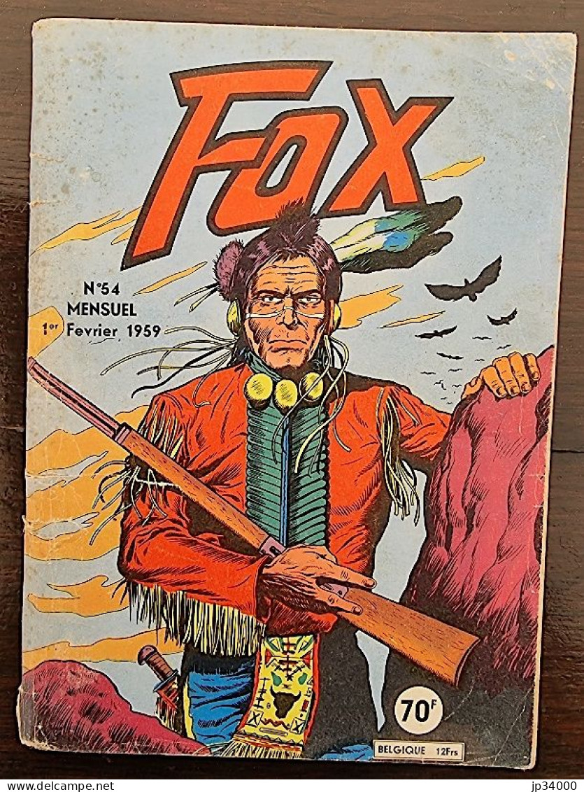 FOX N°54 - Février 1959. Publié Aux Editions Lug. Bon état - Fox