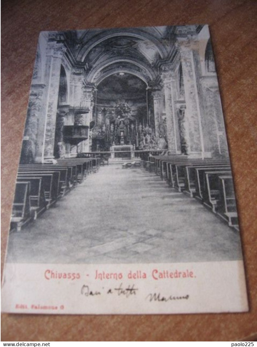 CHIVASSO - Interno Della Cattedrale Piccola BN VG  VEDERE FOTO - Churches