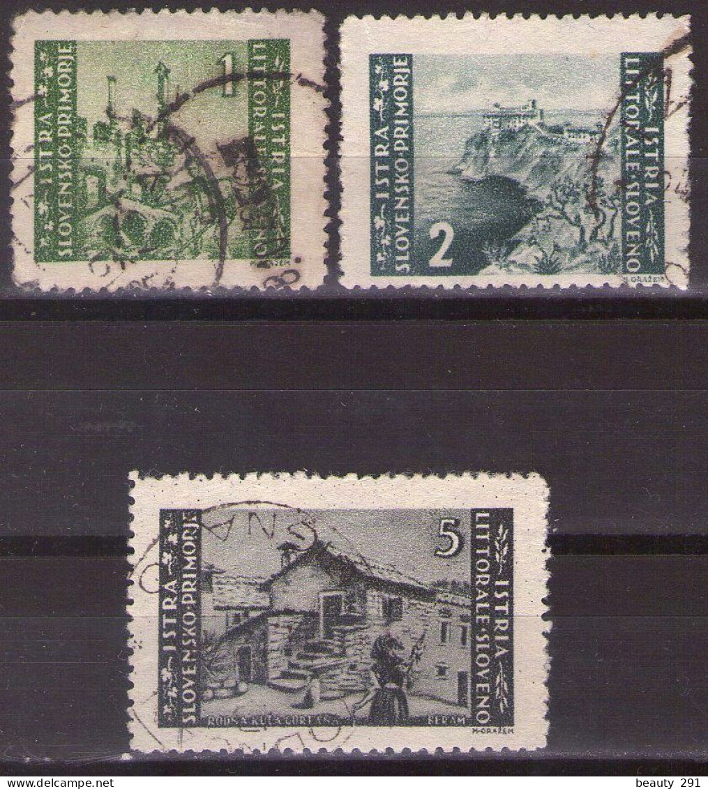 ISTRIA E LITORALE SLOVENO 1946. Tiratura Di Zagabria II, Dent. 12 USED - Yugoslavian Occ.: Slovenian Shore