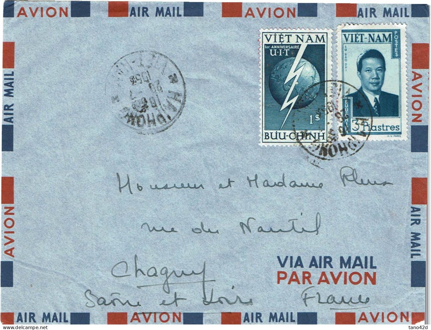 REF CTN 86/B- VIÊT-NAM LETTRE DU 28/7/1953 - Vietnam