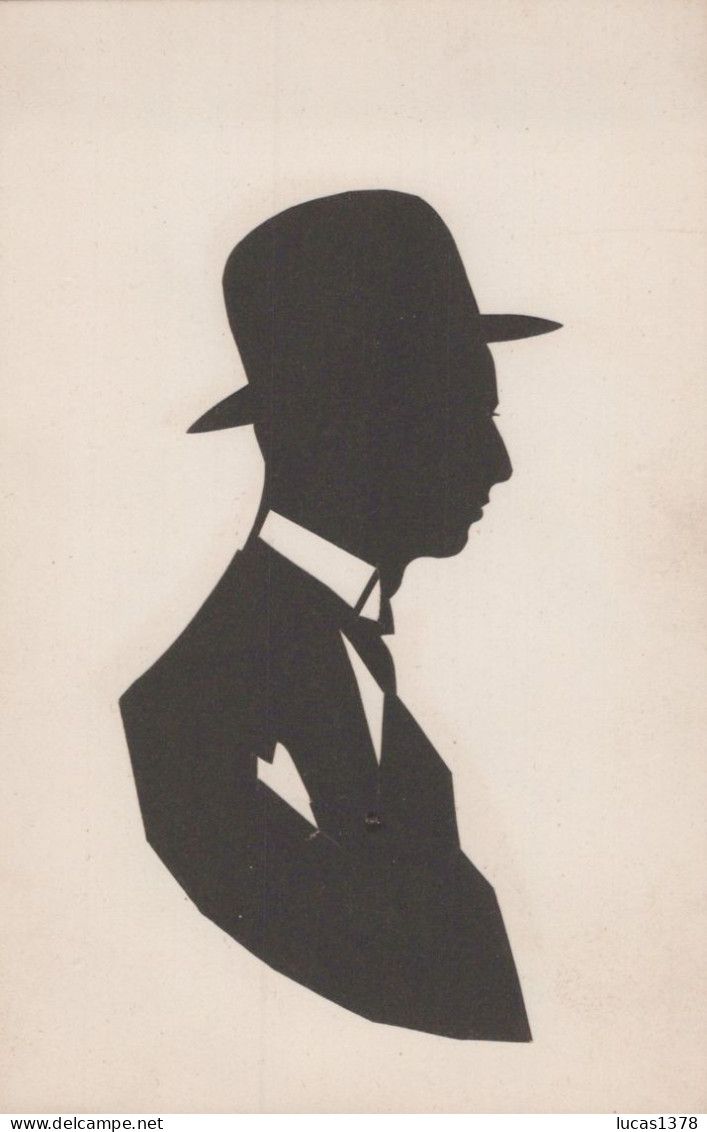 SILHOUETTE D HOMME / FOIRE DE MONTPELLIER 1920 - Scherenschnitt - Silhouette