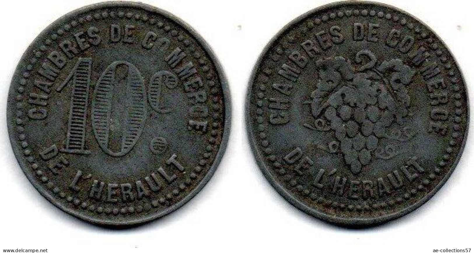 MA 25325 / Herault 10 Centimes 1917-1920 TB+ - Monetary / Of Necessity