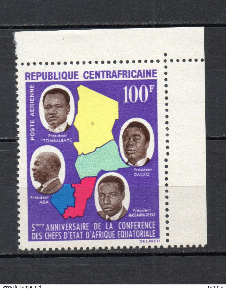 CENTRAFRIQUE PA N° 27   NEUF SANS CHARNIERE COTE 2.20€  PRESIDENT CHEFS D'ETAT D'AFRIQUE - Centrafricaine (République)