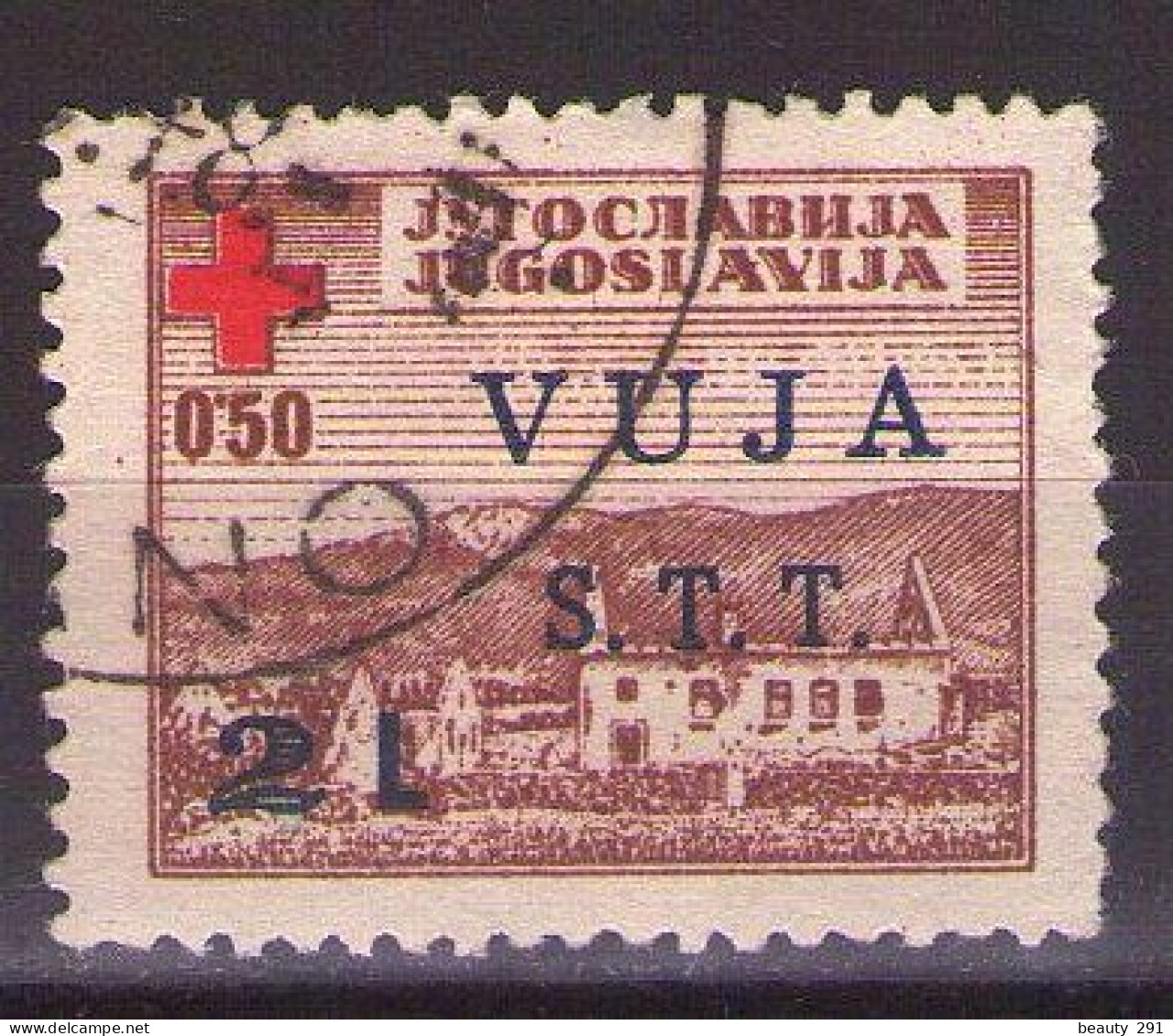 ITALIA - Trieste-Zona B -1948 Mi 1 - RED CROSS - USED - Usati