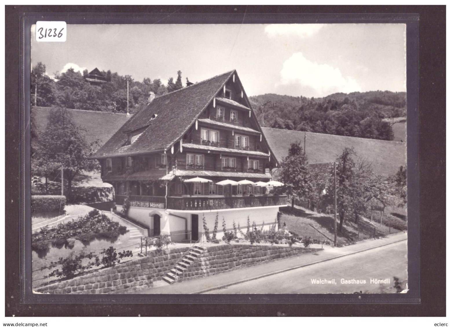 GRÖSSE 10x15cm - WALCHWIL - GASTHAUS Z. HÖRNDLI - TB - Walchwil