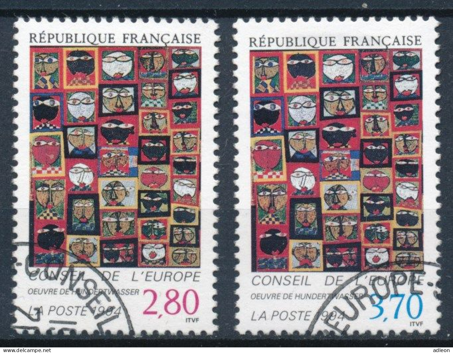 France - Service YT S112 - S113 Obl. - Used