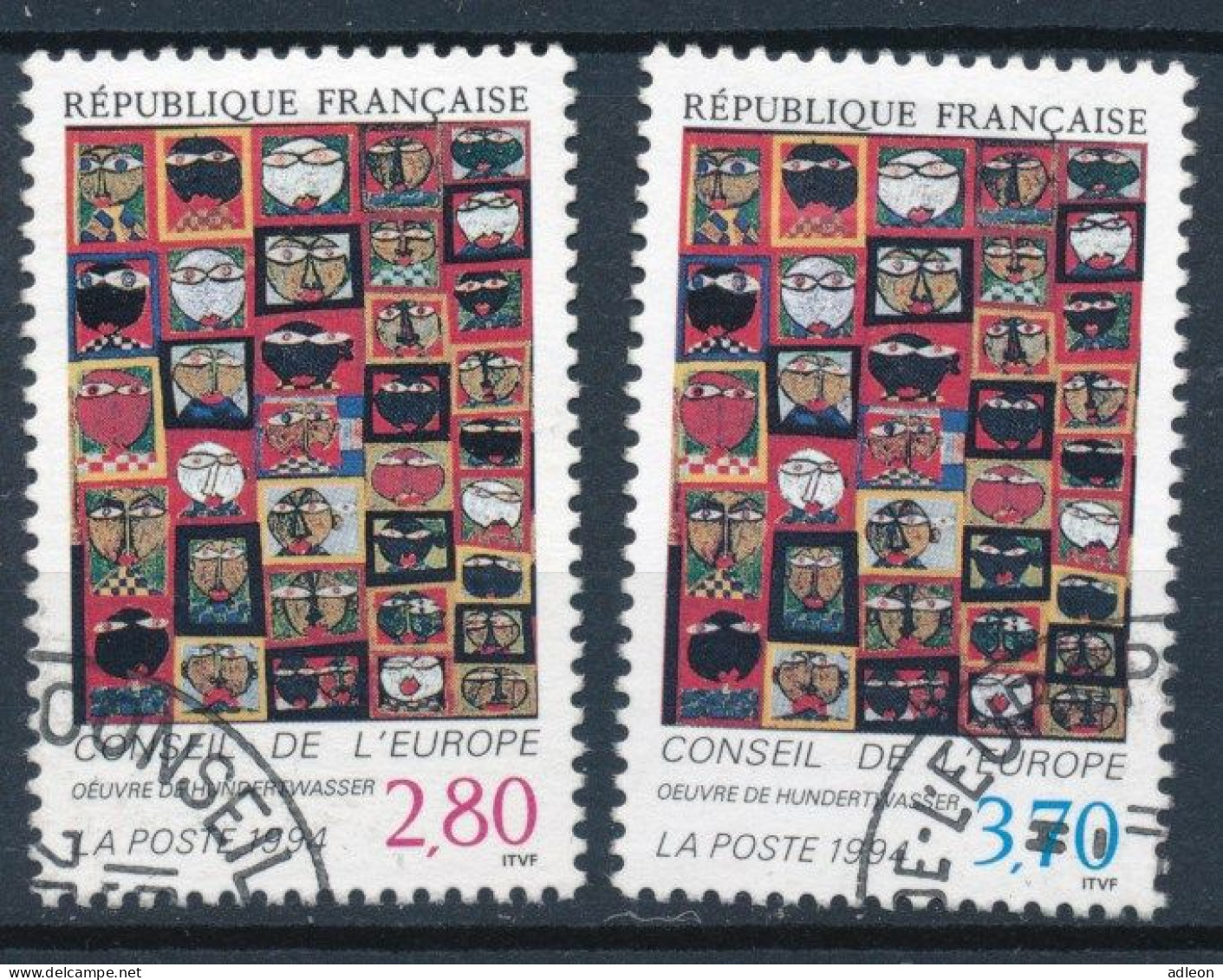 France - Service YT S112 - S113 Obl. - Used