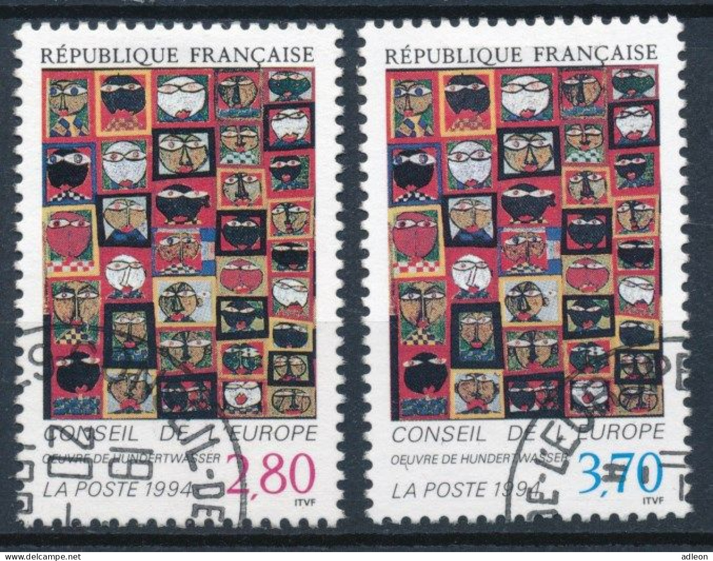 France - Service YT S112 - S113 Obl. - Used