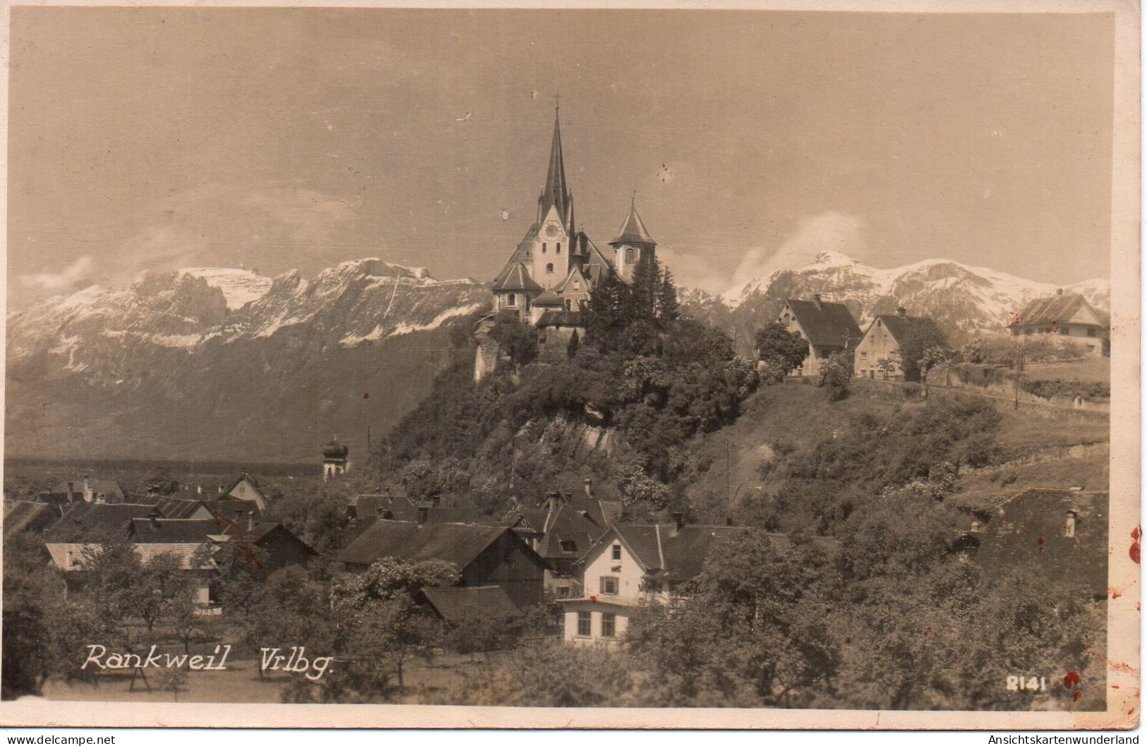 Rankweil - Blick Auf Basilika 1934 (13021) - Rankweil