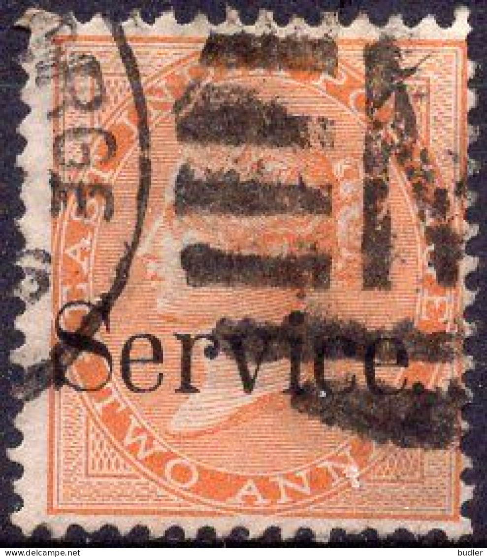 INDIA (BRITISCH OCCUPATION) :1870: Y.S20° : 2 Annas :  Gestempeld / Oblitéré / Cancelled. - 1858-79 Crown Colony