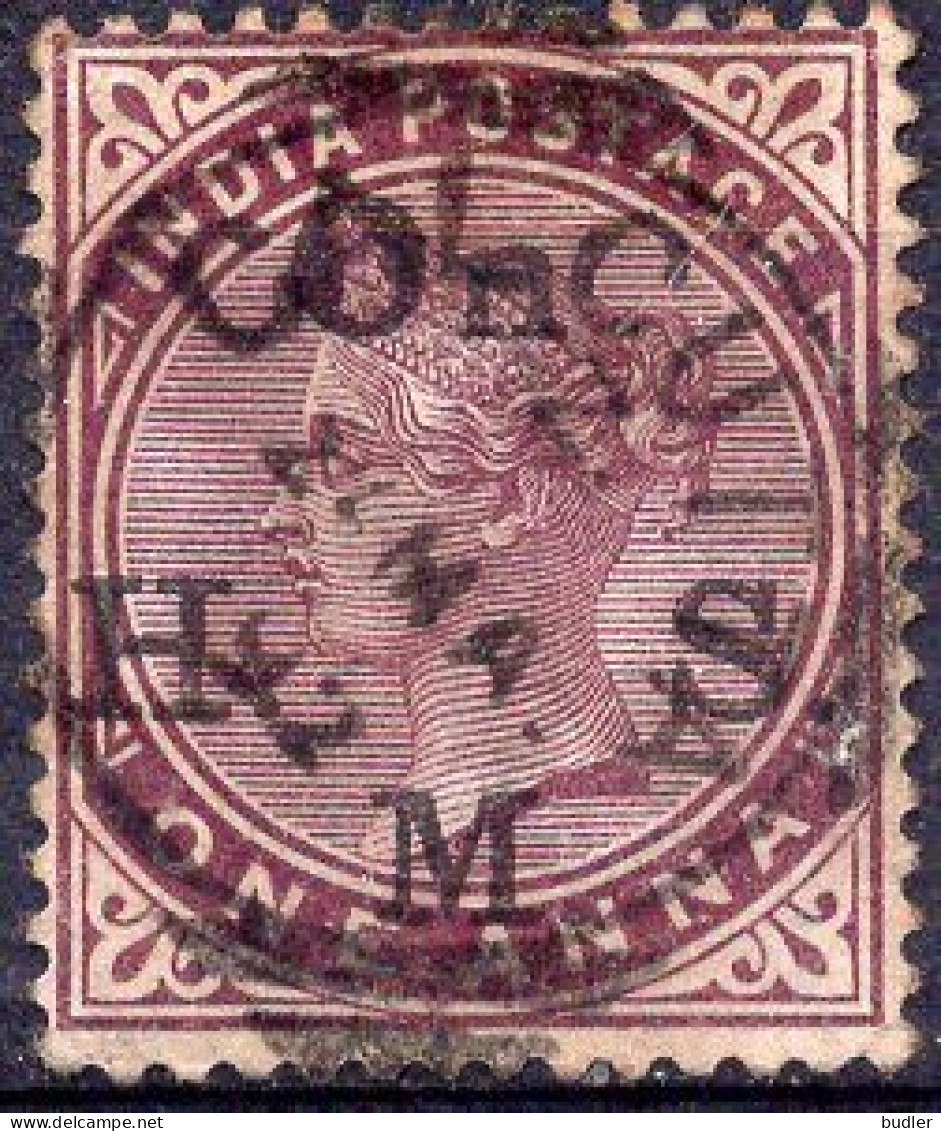 INDIA (BRITISCH OCCUPATION) :1890: Y.S31° : 1 Anna :  Gestempeld / Oblitéré / Cancelled. - 1858-79 Crown Colony