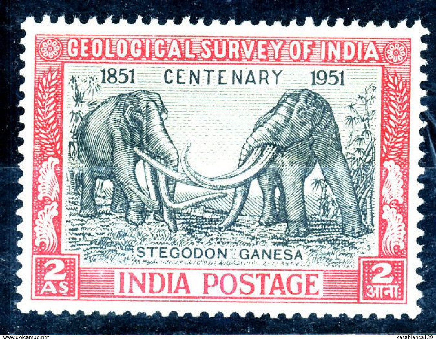 India Centenary 1951, SG 334, Michel 5€ MNH - Unused Stamps