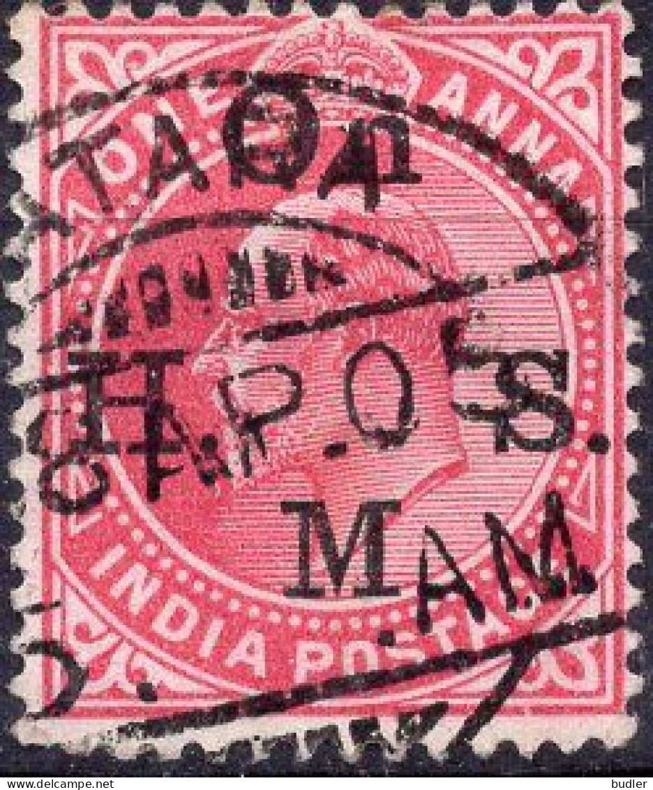 INDIA (BRITISCH OCCUPATION) :1900: Y.S37° : 1 Anna :  Gestempeld / Oblitéré / Cancelled. - 1858-79 Crown Colony