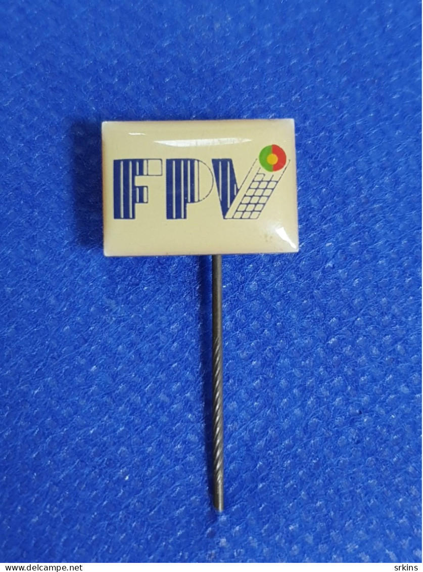 Official Pin  Portugal Volleyball Federation Association - Volleybal