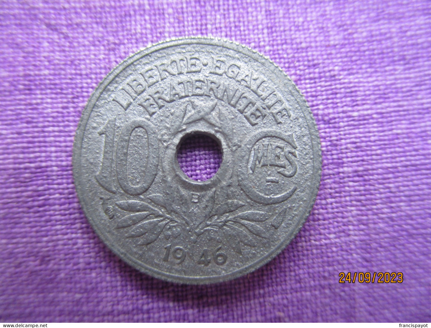 France 10 Centimes 1946 B (petit Module) - 10 Centimes