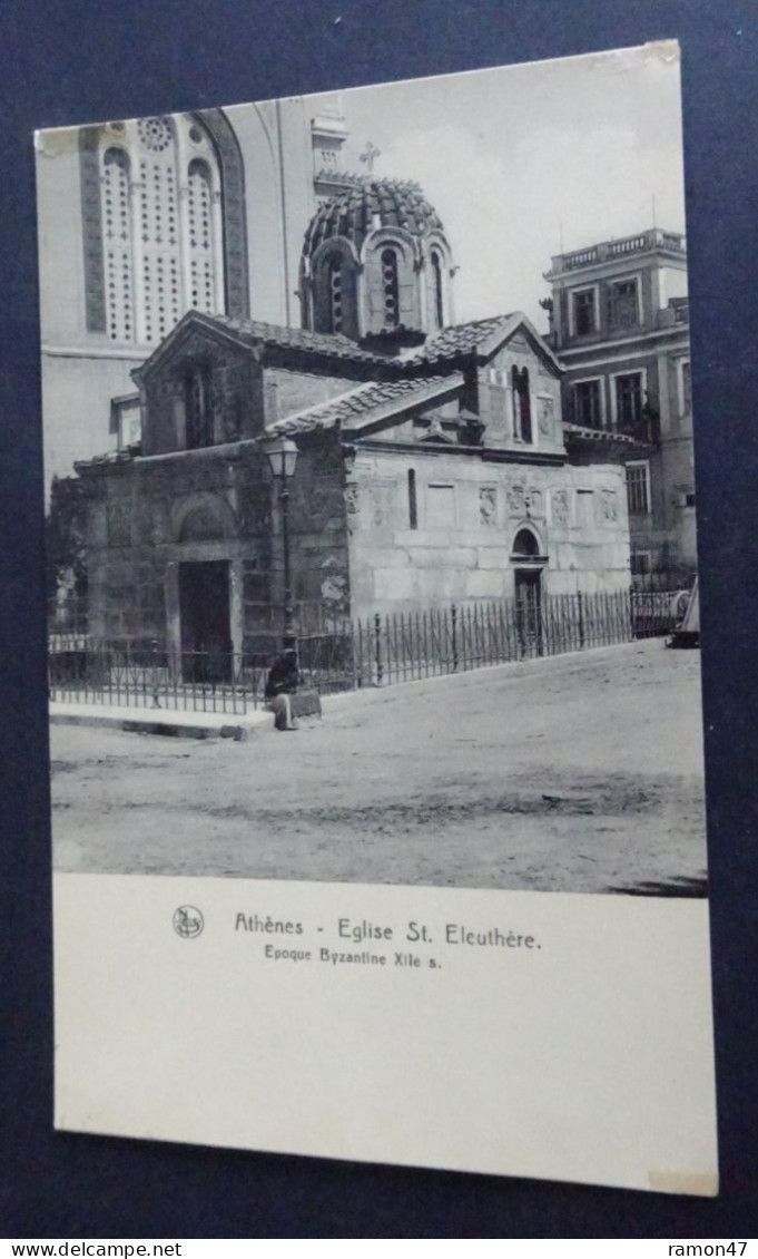 Athènes - Eglise St. Eleuthère - Apoque Byzantine XIIe S. - Série B.P., N° 335 - Eglises Et Cathédrales