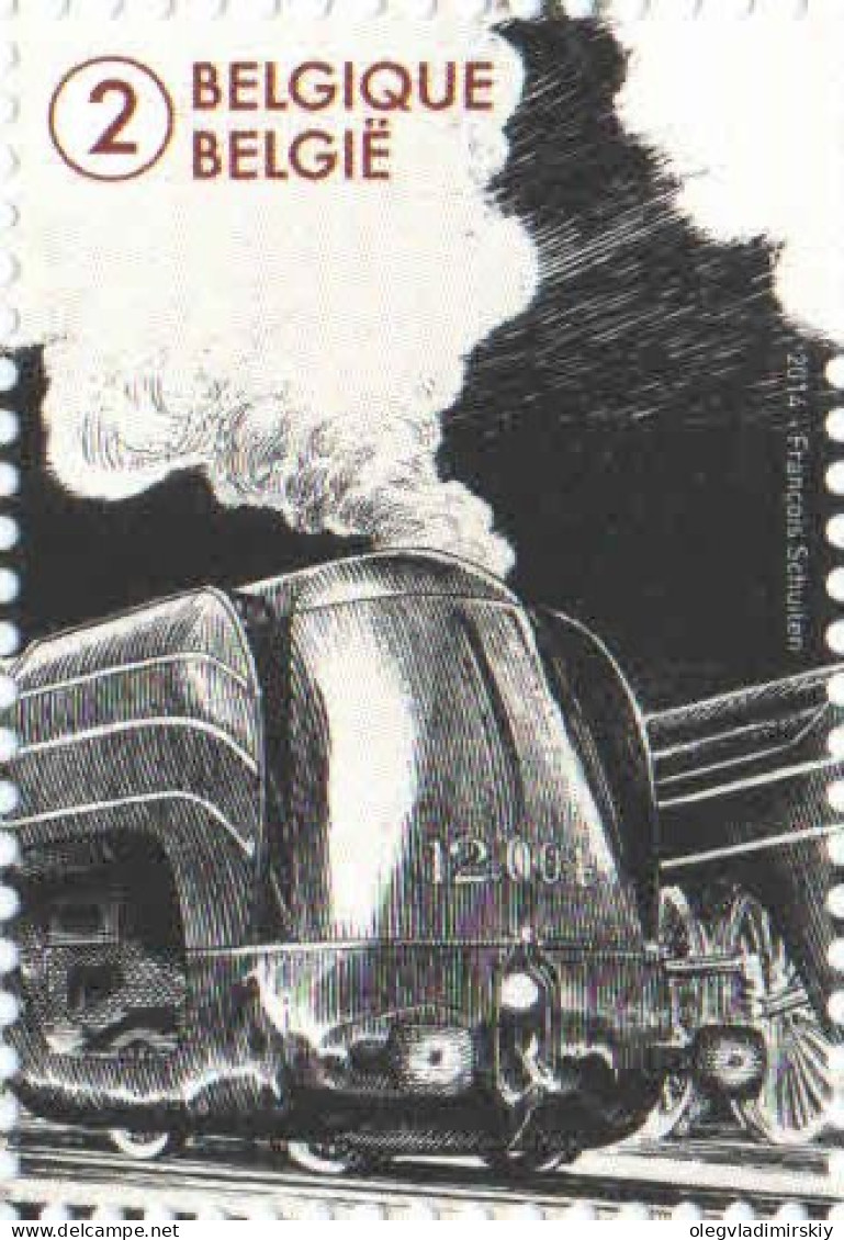 Belgium Belgique Belgie 2014 Steam Train Stamp Mint - 2013-... Rey Felipe