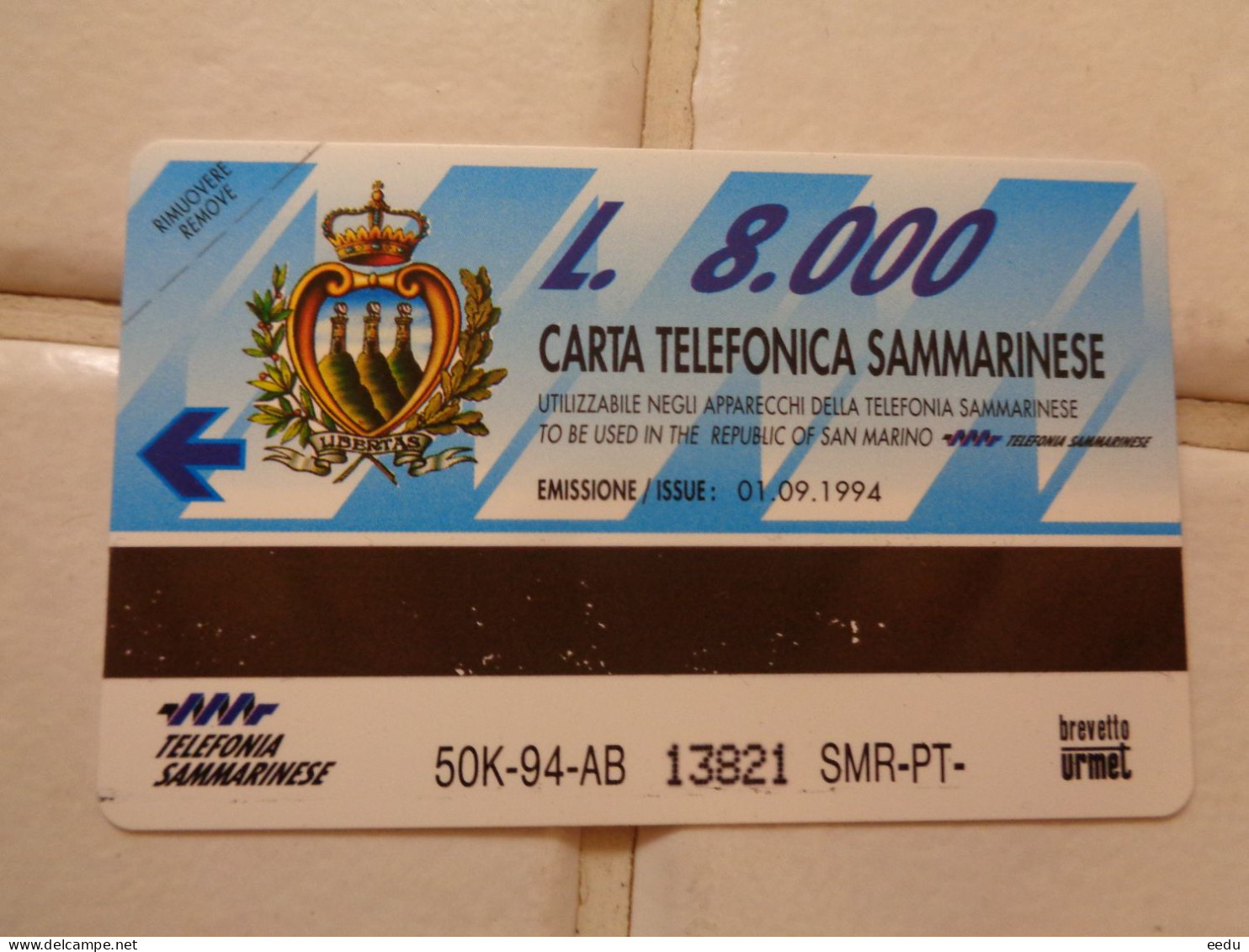 San Marino Phonecard - San Marino