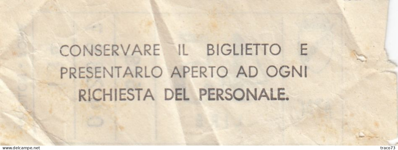 ATAC - ROMA  _ Anni '50-'60 /  Ticket  _ Biglietto Da Lire 45 - Europa