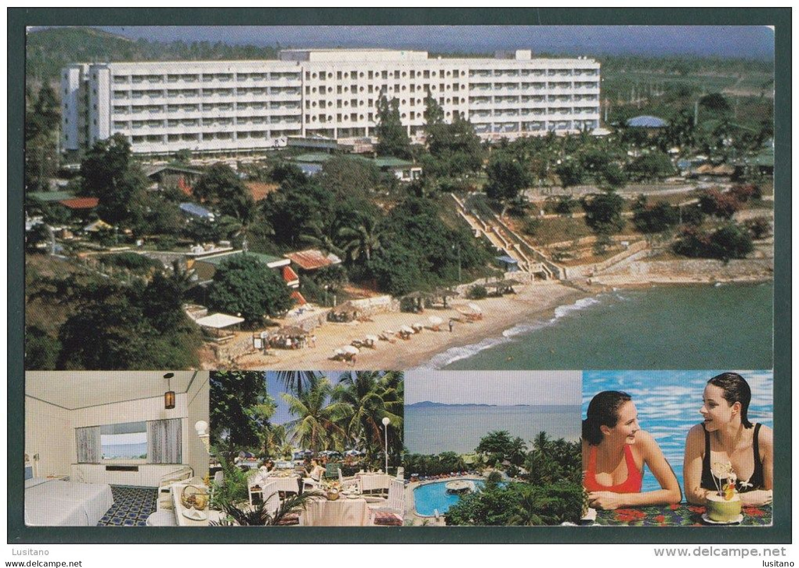 THAILAND - ASIA PATTAYA BEACH HOTEL - STAMP TIMBRES ( 2 SCANS ) - Thaïlande