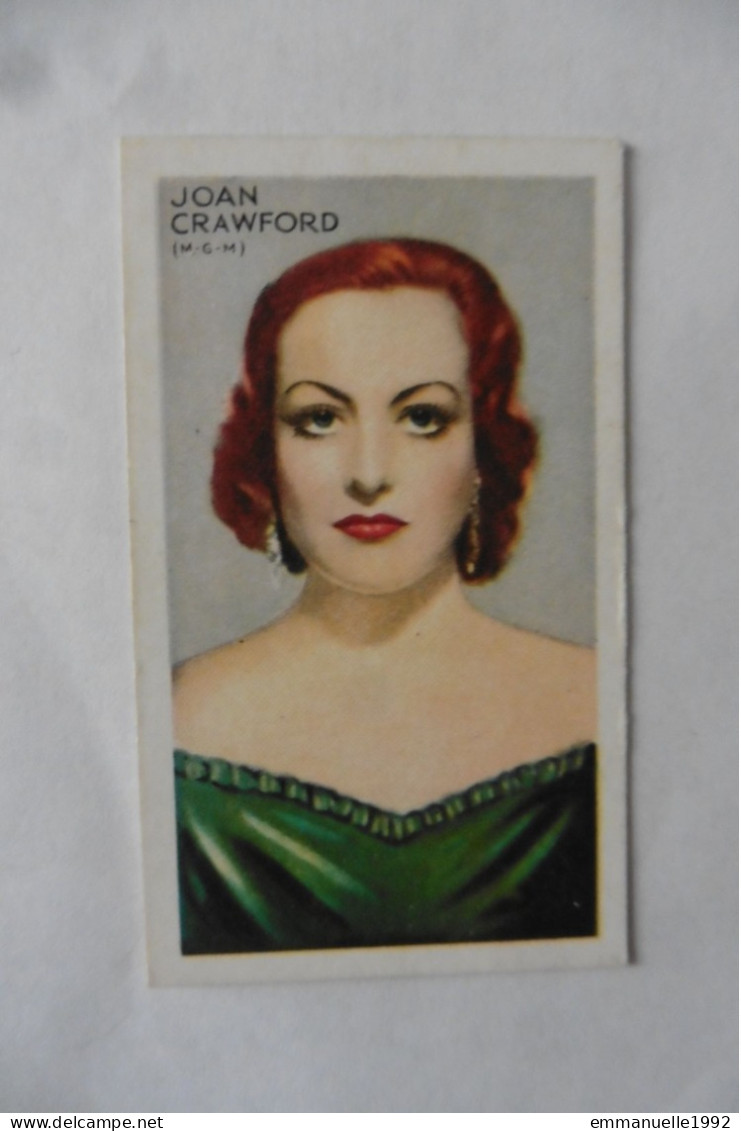 Chromo Cigarettes Gallaher 1934 Actrice Joan Crawford N°7 Screen & Stage Series - Gallaher