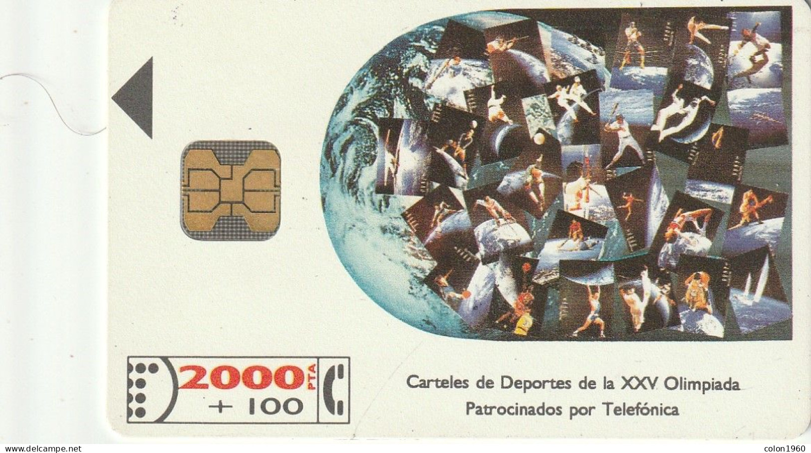 ESPAÑA. CP-016. Cartel II (olimpiadas Barcelona-92). 1992-06. (649) - Commemorative Advertisment