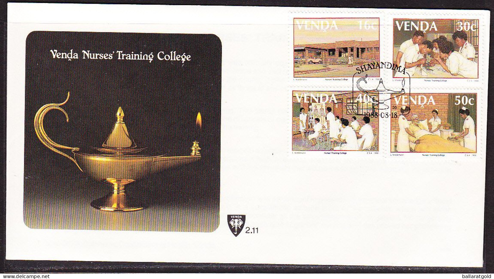 Venda 1988 Nurses Training College  First Day Cover 2.11 - Venda