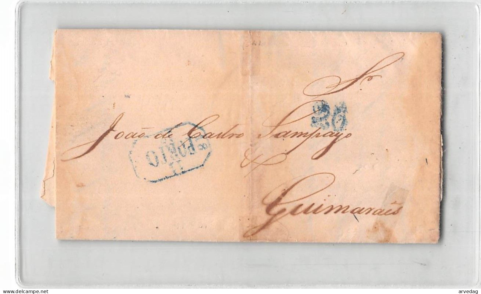 18008 PORTO To GUIMANAES - 1846 - WITH TEXT - ...-1853 Prephilately