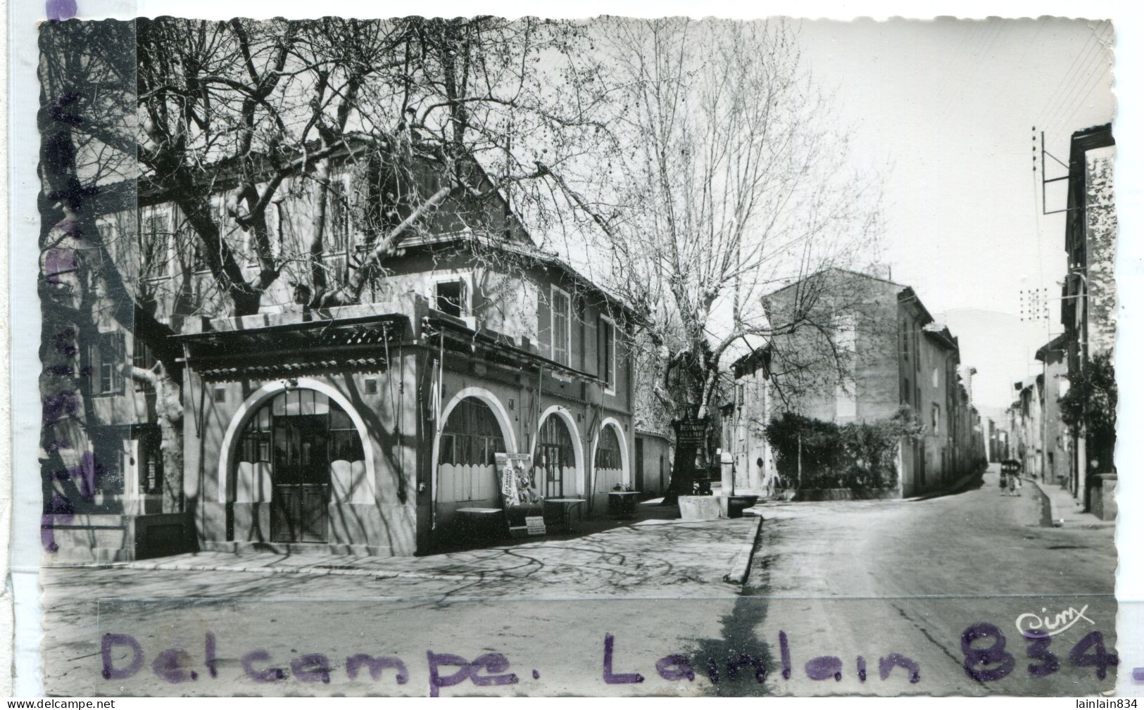 - LA ROQUEBRUSSANNE - ( Var ) - Hôtel De La Loube Et La Grand Rue, écrite, Cimx, Glacée, Splendide, TBE,  Scans. - La Roquebrussanne