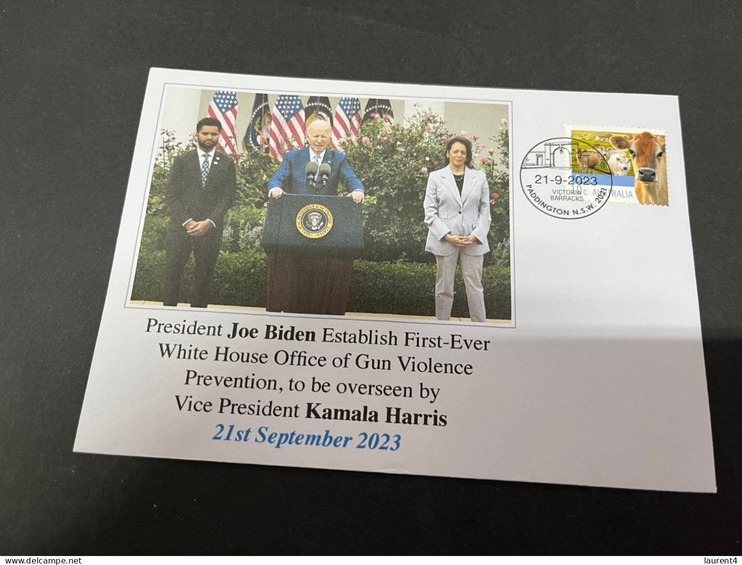 25-9-2023 (2 U 7) USA - President Biden Establish First-Ever White House Office Of Gun Violence Prevention (21-9-2023) - Andere & Zonder Classificatie