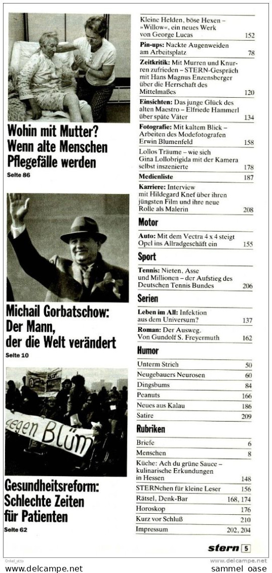 Stern Zeitschrift 1988 Gorbatschow , DDR , Atomenergie - Andere & Zonder Classificatie