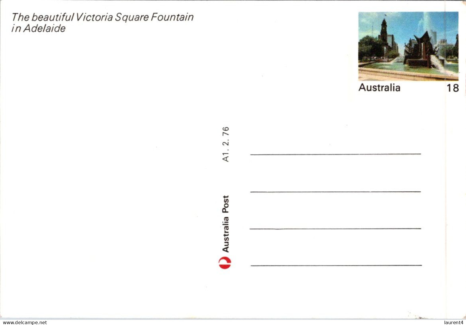 25-9-2023 (2 U 8) Australia - Adelaide (SA) Victoria Square Fountain - Adelaide