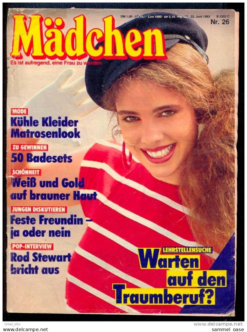 Mädchen Zeitschrift 22.6.1983 Mit Synthesizer Popmusik - Kinder- & Jugendzeitschriften