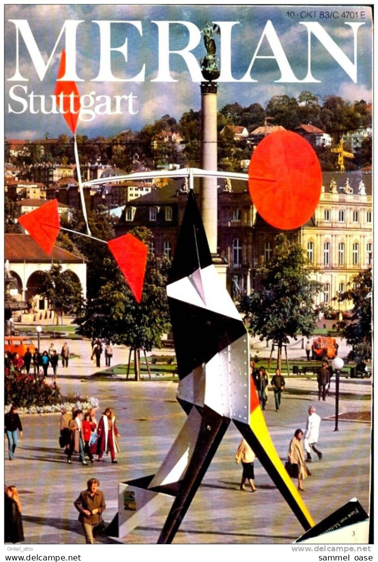 Merian - Stuttgart ältere Fotos , Berichte + Infos 1982 - Voyage & Divertissement