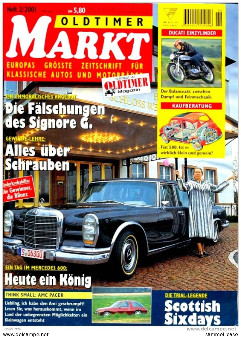 Oldtimer Markt 2001 - Königlicher Tag Im Mercedes 600 - Auto En Transport