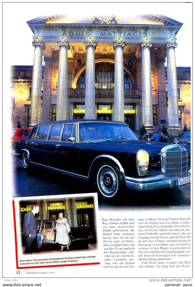 Oldtimer Markt 2001 - Königlicher Tag Im Mercedes 600 - Auto & Verkehr