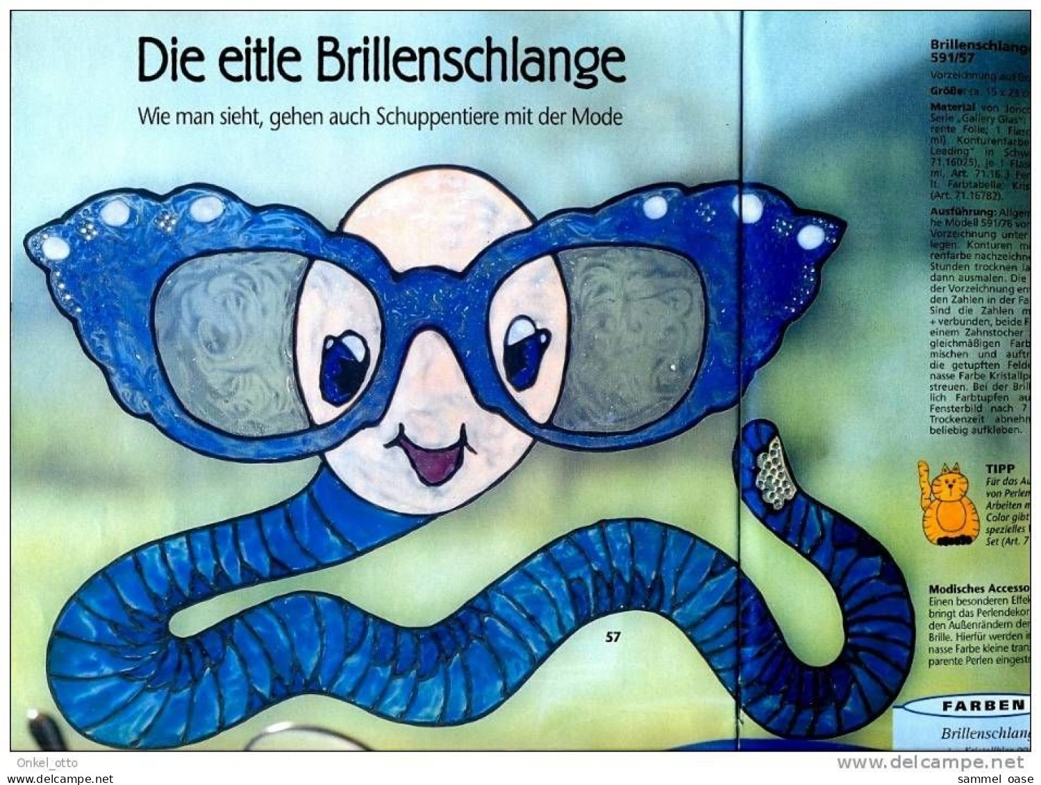 Zeitschrift - Window Color Tiermotive - Anna Spezial - 80 Gute Ideen - Von 2000 - Loisirs & Collections