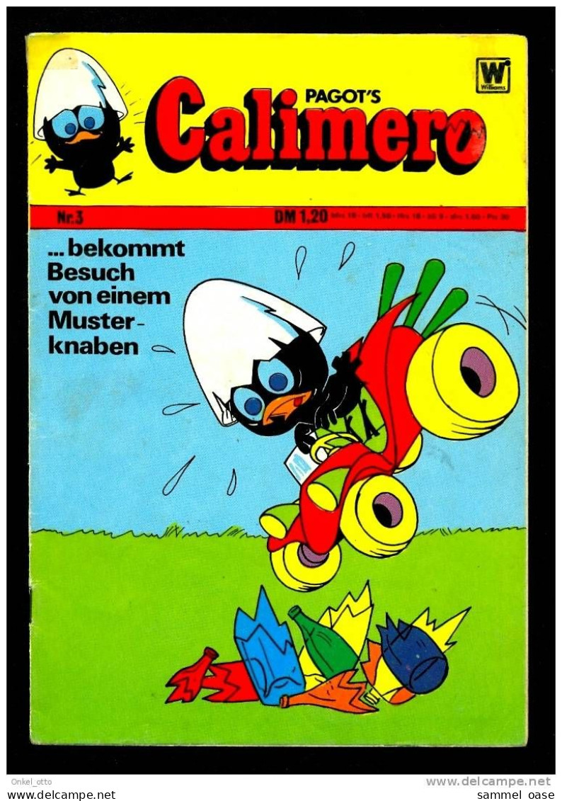 Pagot's CALIMERO Comic Nr.3 Williams Verlag 1973/74 - Sonstige & Ohne Zuordnung