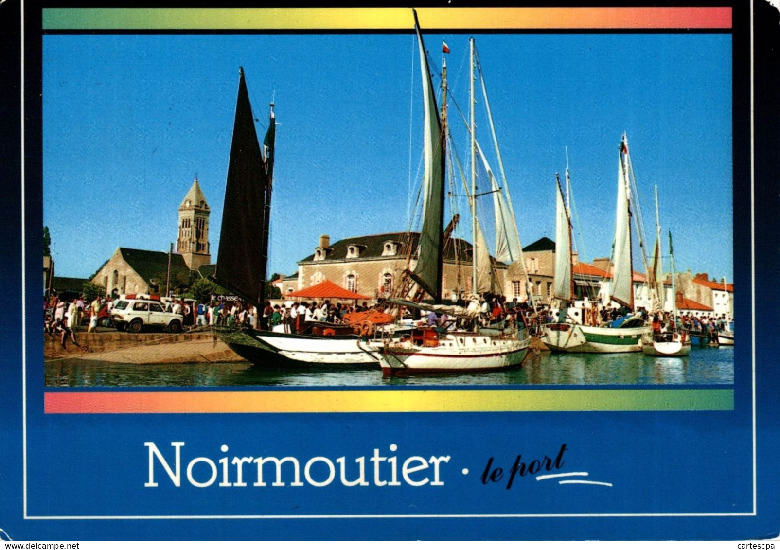 Noirmoutier En L'ile L'eglise Et Le Port      CPM Ou CPSM - Noirmoutier